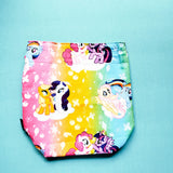 Rainbow Pony bag, small project bag