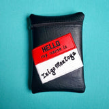 Hello my name is Notion Pouch, crochet hook case