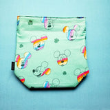 Rainbow Mouse Bag, small project bag