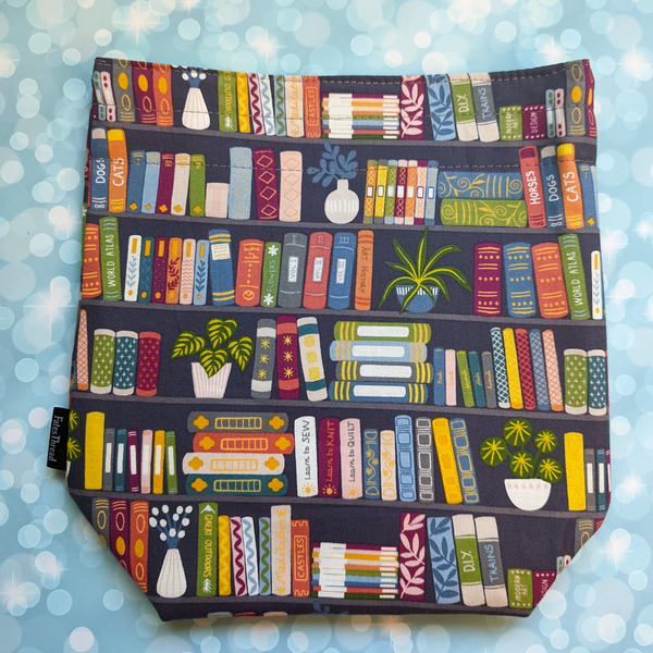 Crafters Bookshelves, small project bag