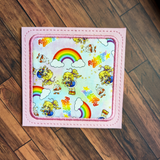 Pastel rainbow Cartoon, Coaster
